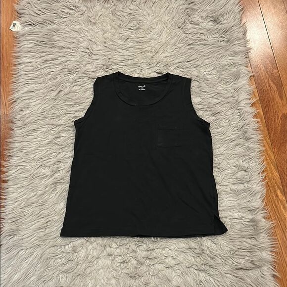Madewell black cotton tank top size‎ small - Picture 1 of 5